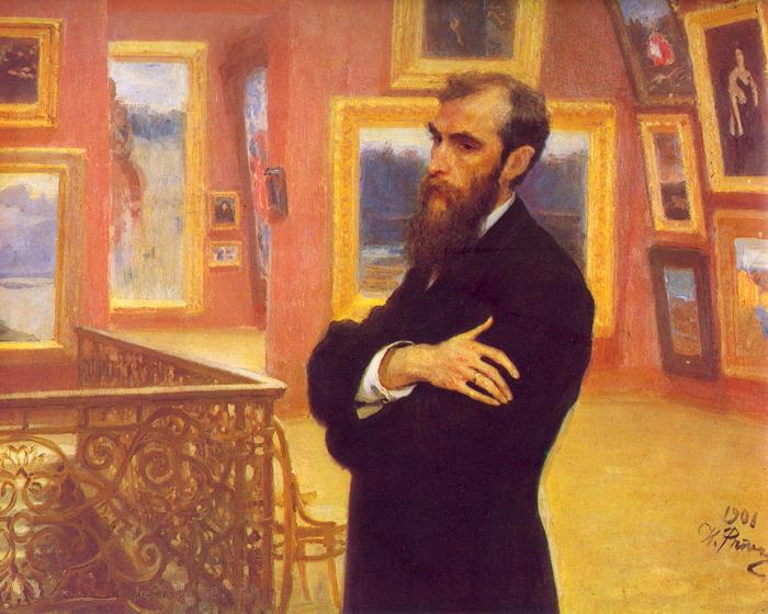 Portrait of Pavel Mikhailovich Tretyakov